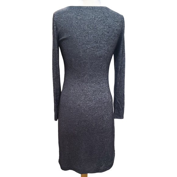 Ann Taylor LOFT grey knit small petite long sleeve dress - Picture 2 of 9